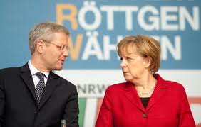 "...die größte Sorge des Westens  ausraumen die Pipeline diene als geopolitische Waffe gegen osteuropäische Staaten ...; CDU-Außenpolitiker Norbert Röttgen und Bundeskanzlerin Angela Merkel
