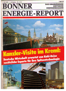 „Rückblick auf 1983 und unser damals noch gedrucktes Magazin in dem wir unseren Bericht zu weiteren Energiegroßprojekten mit Moskau berichteten...die die USA verunsicherten