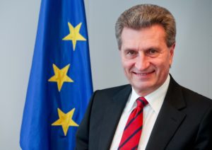 Mehr Geld gibt es unter anderem für den Kampf gegen den Klimawandel...; Günter Oettinger