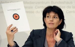 Umwelt- und Energieministerin Doris Leuthard. Sie verantwortet für die Schweiz den Vorstoß bei der IAEA