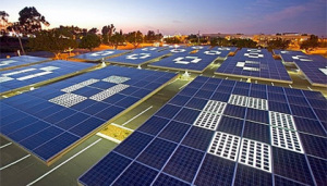 Solaranlage für Freiflächen. Bild envision-solar