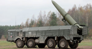 Atomwaffen auf der Krim-  Kurzstreckenraketen vom Typ  Iskander-M-Systeme; Bild: Sputnik news, Alexei Danichev