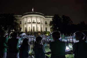 The White House in Washington, ursprüngliches Ziel von Donald Trump 