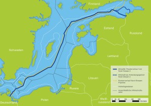 Aktueller Routenverlauf von Nord-Stream und alternative Anlandungen usw 