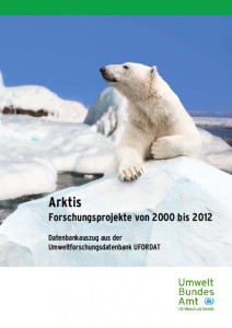 Titelblatt einer Arktisbroschüre des Umweltbundesamtes