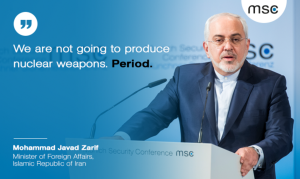 Irans Außenminister Zarif: