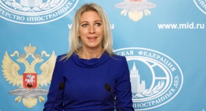 Sprecherin des russischen Außenamtes Maria Sacharowa: Es tut uns leid ...