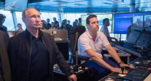Im Juni 2017 gab Wladimir Putin den Startschuss zum Bau der Pipeline ...; bild serjej guneew
