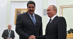 ... wir machen business...; Präsident Maduro und Wladimir Putin, bild Alexej Kudenko