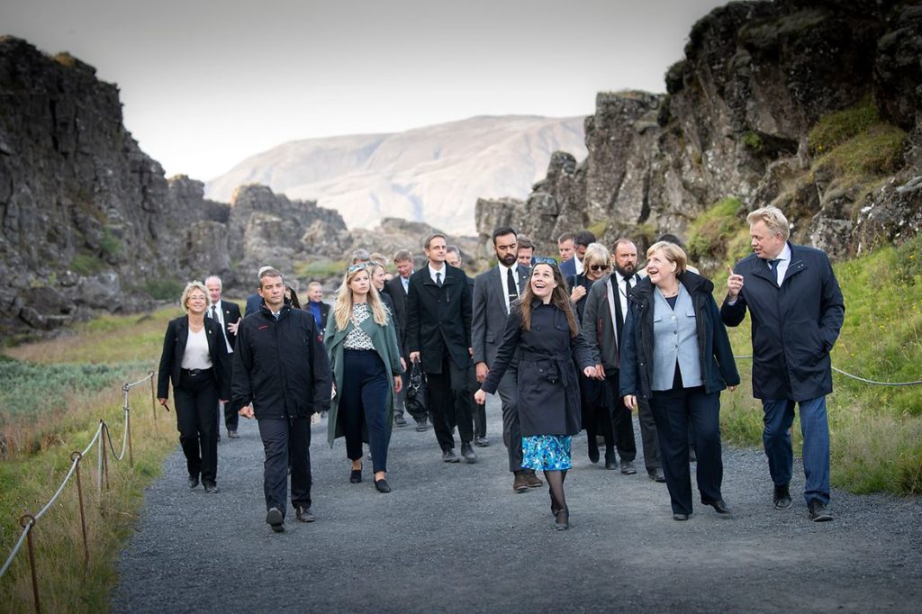 Energiereiche Vulkaninsel: 80 Prozent des Energiebedarfs kann Island durch die Nutzung von Geothermie und Wasserkraft abdecken.  Foto: Bundesregierung/Bergmann 