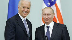"Ein Multimilliarden-Dollar-Geschenk...!" Biden und Putin ; Bild Alexej Druschinin