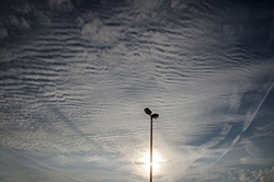 "..Ozonwerte oberhalb der Informationsschwelle von 180 Mikrogramm pro Kubikmeter Luft gemessen. ...!" Bild DWD, Rüdiger Manig