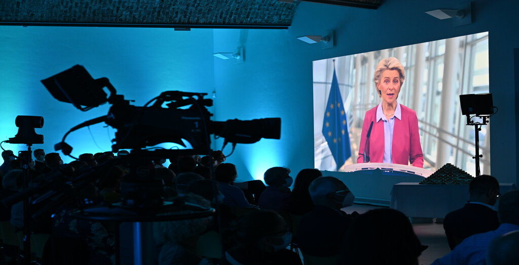 Bisher haben deutschlandweit nur 14 Landkreise dieses Ziel erreicht...; EU-Kommissions-Ursula von der LeyenPräsidentin 