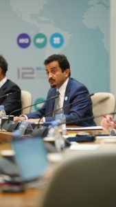 "Wir brauchen einen Ansatz, der alle Energien berücksichtigt. Andernfalls kann die Welt den steigenden Energiebedarf nicht decken, ...!!!"Al-Qahtani bild op. 